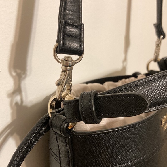 Kate Spade Cameron Small Bucket Bag Black/Silver - Picture 12 of 15